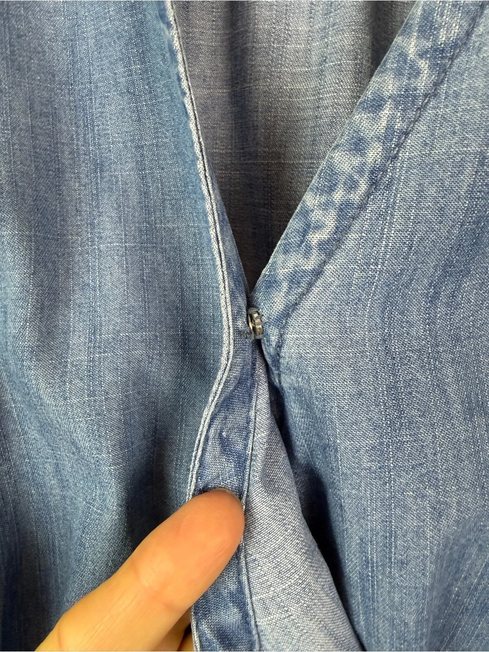 Madewell denim puff